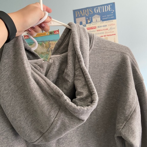 Vans Gray Oversized Zip Hoodie - Picture 4 of 4